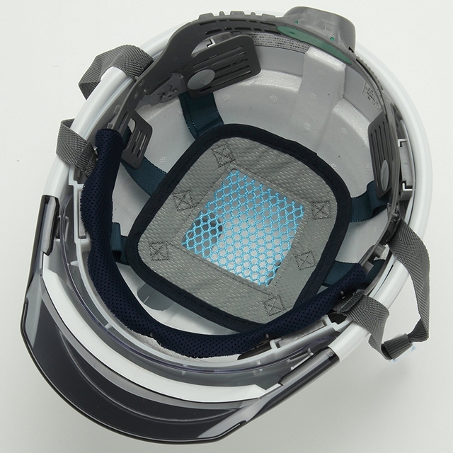 スミハット KKC3S-B-NCOOL Nクール 大型シールド面付き遮熱ヘルメット(通気孔付き/ライナー入り) - 画像 (5)