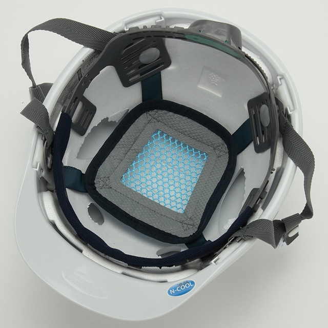 スミハット SAXC-B-NCOOL Nクール型遮熱練込み作業用ヘルメット(通気孔付き/ライナー入り) - 画像 (4)