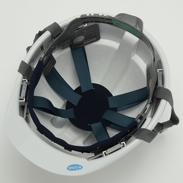 スミハット KK-B-NCOOL Nクール型遮熱練込み作業用ヘルメット(通気孔なし/ライナー入り) - 画像 (4)