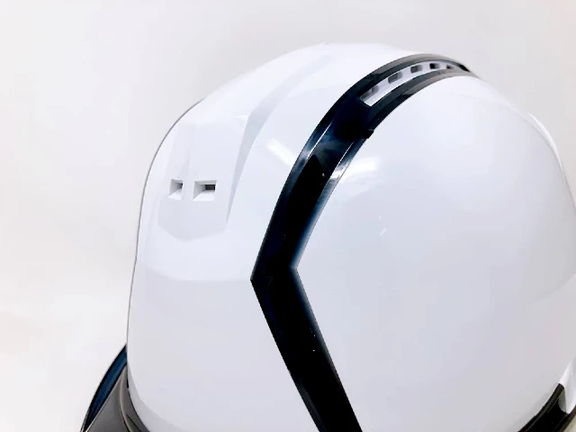 スミハット MXC-B-NCOOL 透明ひさし遮熱ヘルメット(通気孔付き/ライナー入り) - 画像 (6)