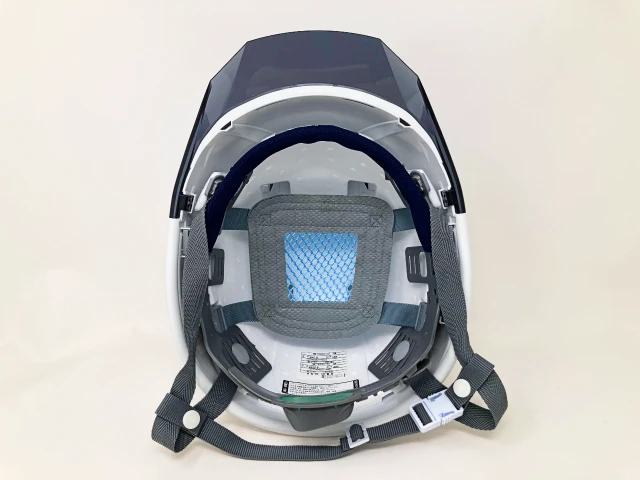 スミハット MXC-B-NCOOL 透明ひさし遮熱ヘルメット(通気孔付き/ライナー入り) - 画像 (7)